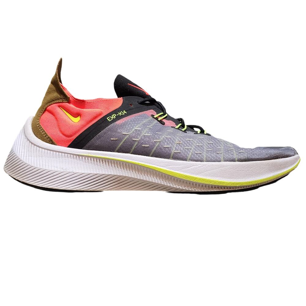 Nike EXP-X14 Lightweight Running Walking Race Shoes Men's 9.5 Grey/Black